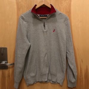 Men’s Nautica quarter zip sweater